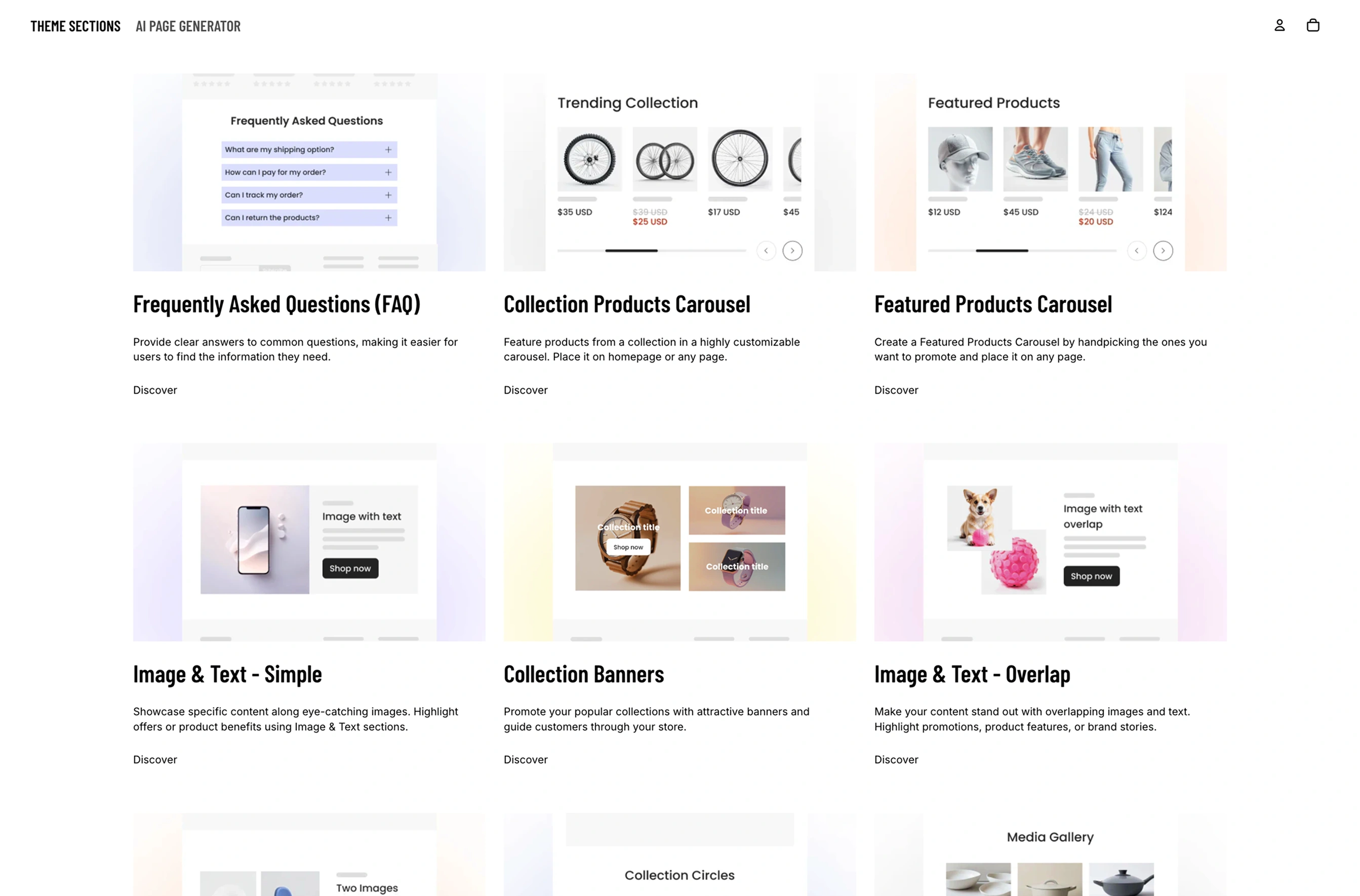 Square Upsell Engine demo store, product page screenshot
