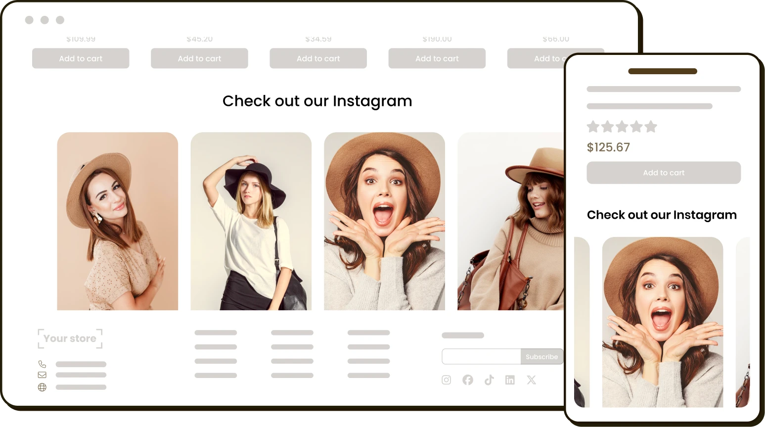 Mobile & Desktop Screen